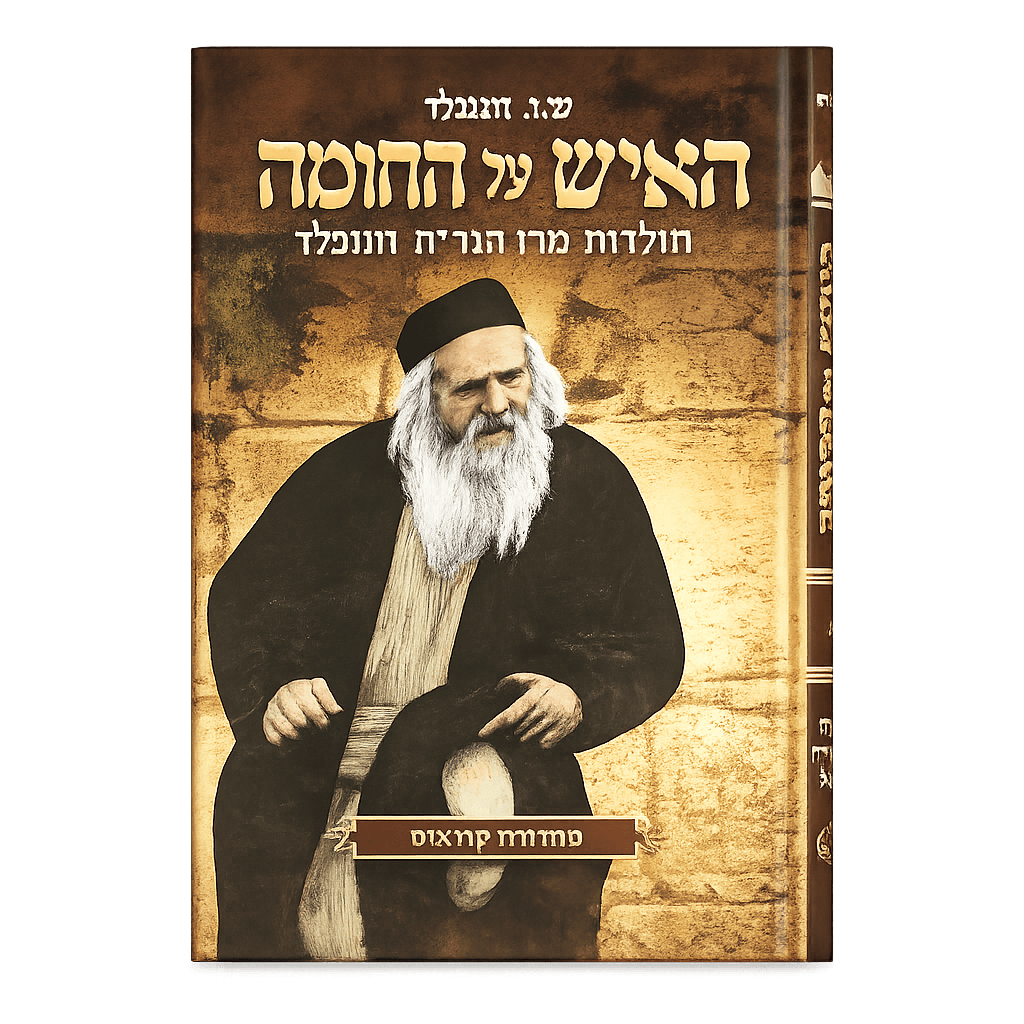 כריכת הספר האיש על החומה