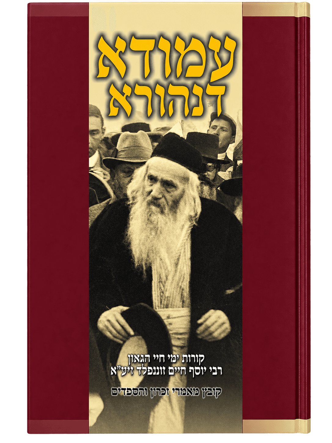 כריכת הספר עמודא דנהורא